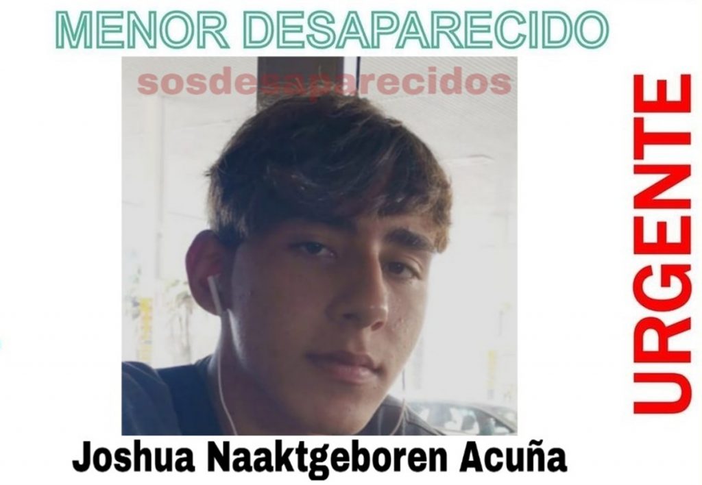 Joshua. SOS Desaparecidos