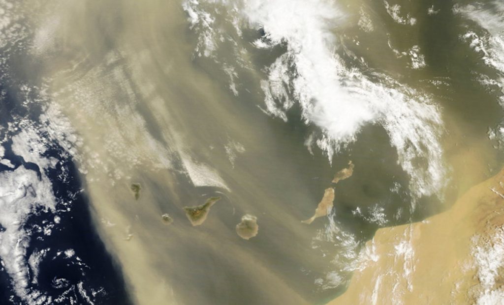 Una masa de aire africano provocará que suframos en Canarias temperaturas de hasta 37 y 38 grados. DA