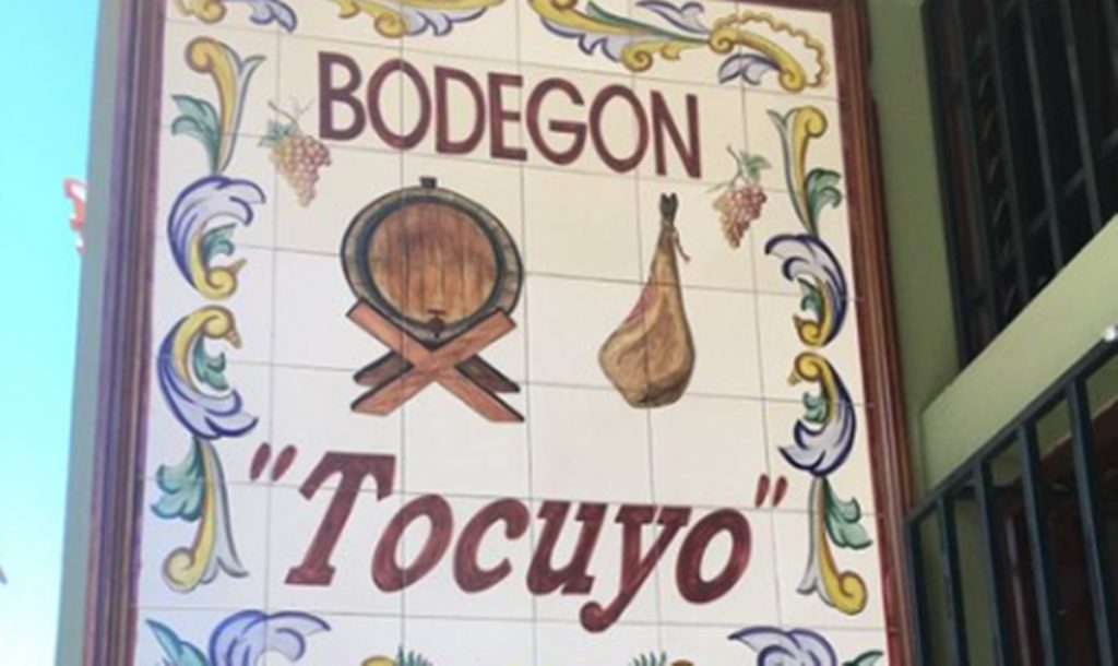 Cartel de Bodegón el Tocuyo. Twitter de Félix Díaz H