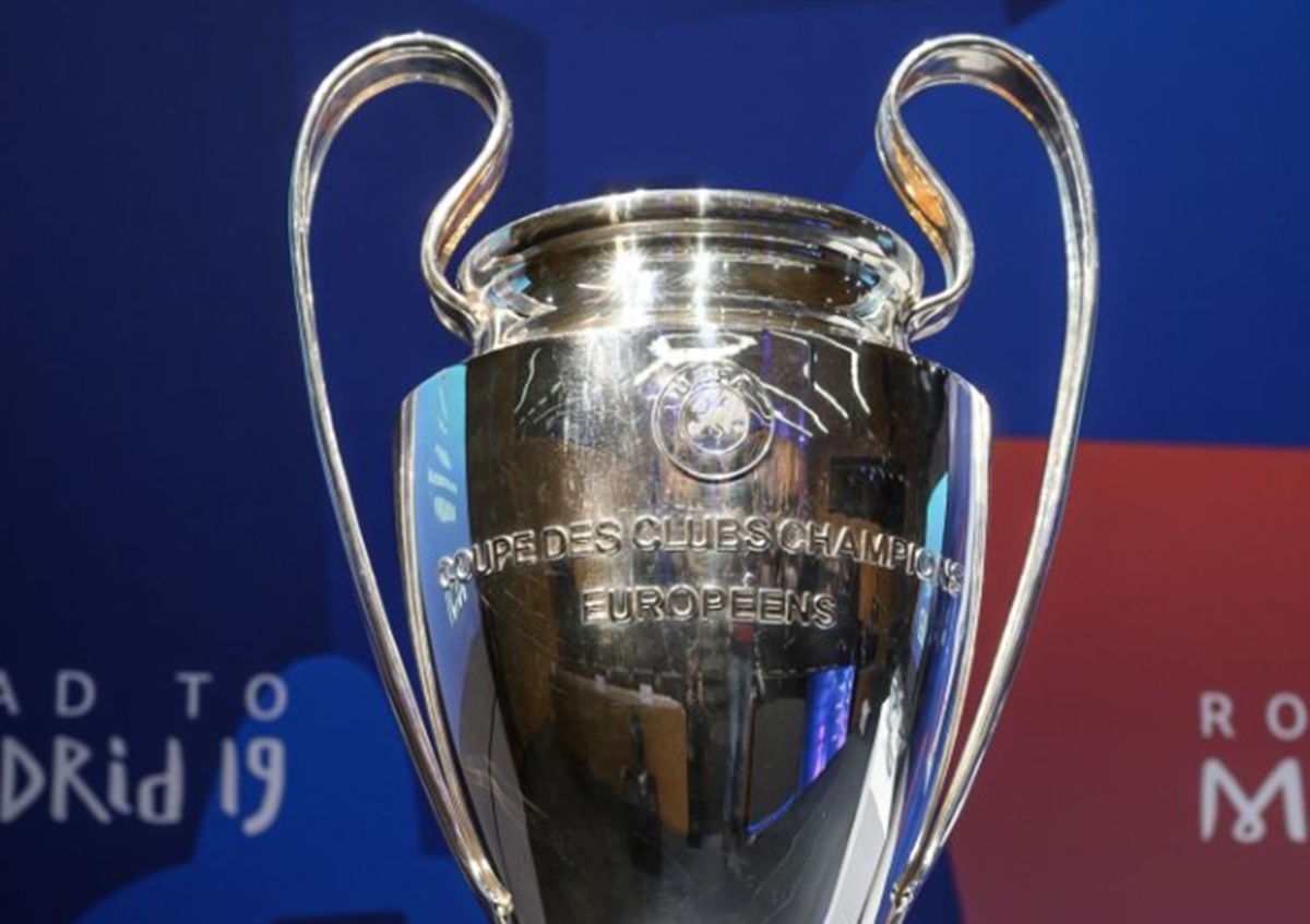 Trofeo de la Champions League. Twitter