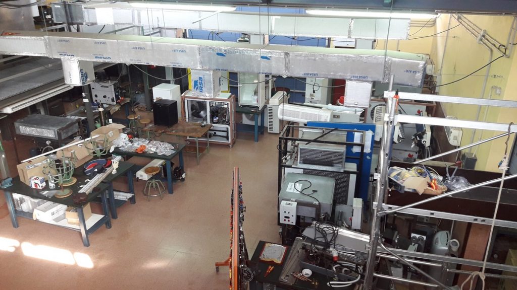 Taller de Instalaciones Térmicas y de Fluidos del IES Cabo Blanco. DA