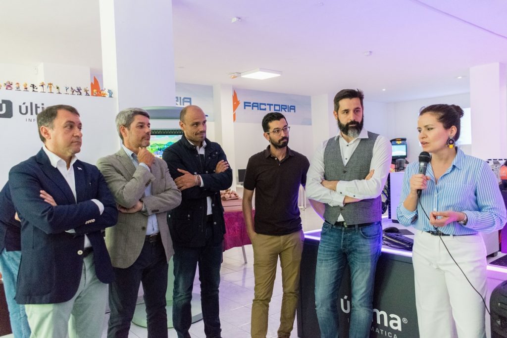 Un momento de la presentación de la nueva sede de Factoría de Innovación. Raquel Díaz