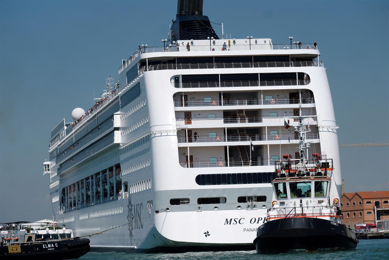 El crucero MSC Opera en un puerto de Venecia / EP