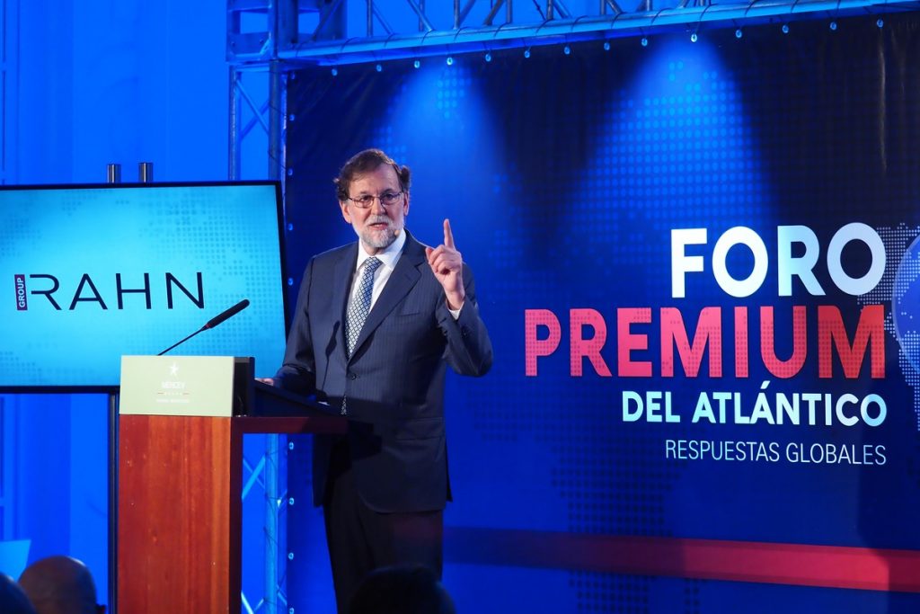 Mariano Rajoy, expresidente del Gobierno de España, durante el Foro Premium de DIARIO DE AVISOS| SERGIO MÉNDEZ