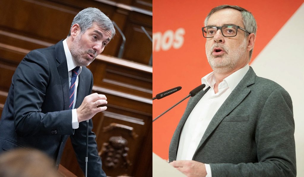 Fernando Clavijo (CC) y Juan Carlos Villegas (Cs)