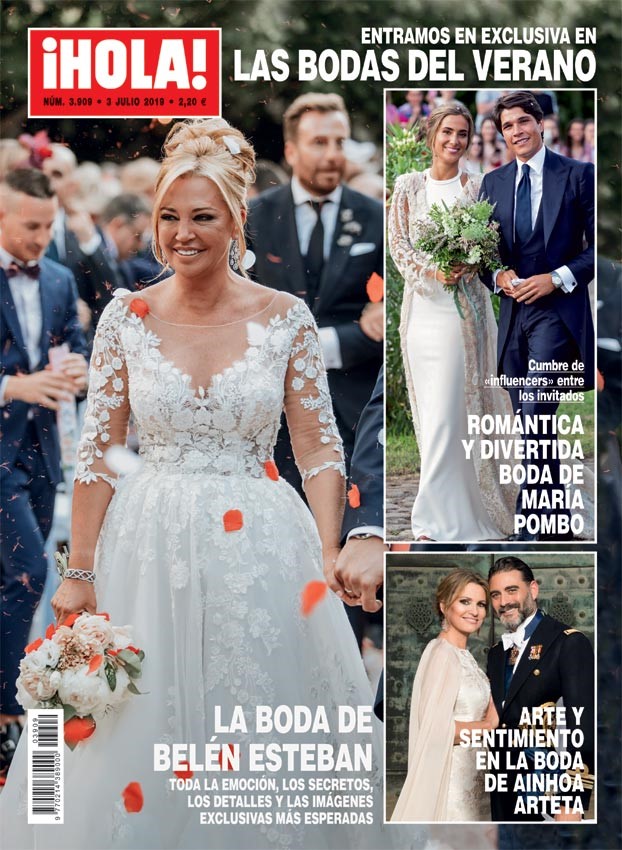 Así fue el vestido de boda de Belén Esteban