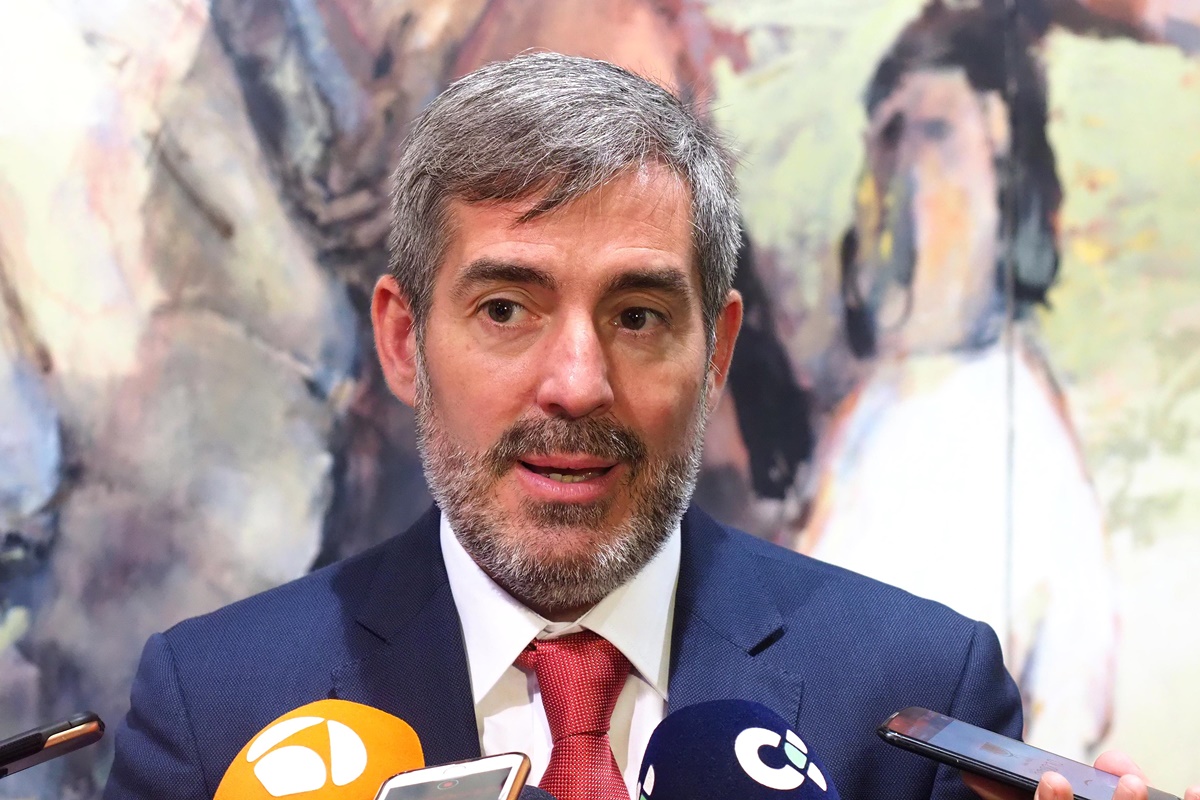 Fernando Clavijo, presidente del Gobierno de Canarias en funciones. Sergio Méndez