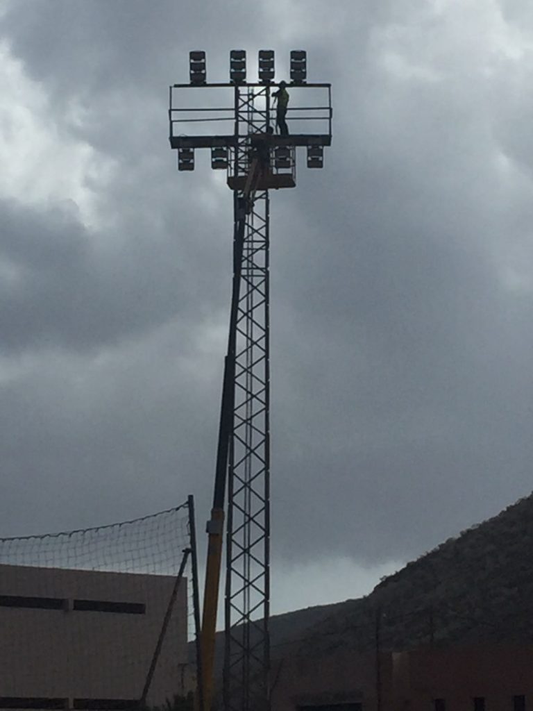 Alumbrado de instalación deportiva. DA