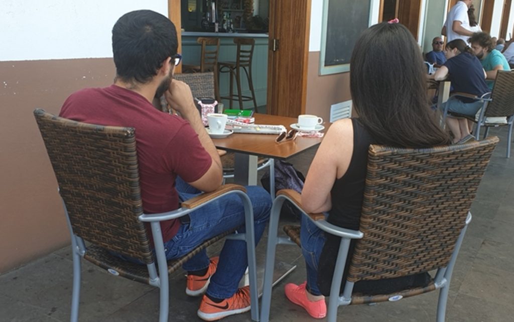 Astrid y Lermih en la charla que mantuvieron con DIARIO DE AVISOS. | DA