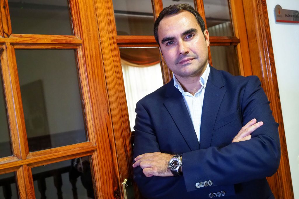 José Daniel Díaz, alcalde de Tacoronte / Foto: Sergio Méndez