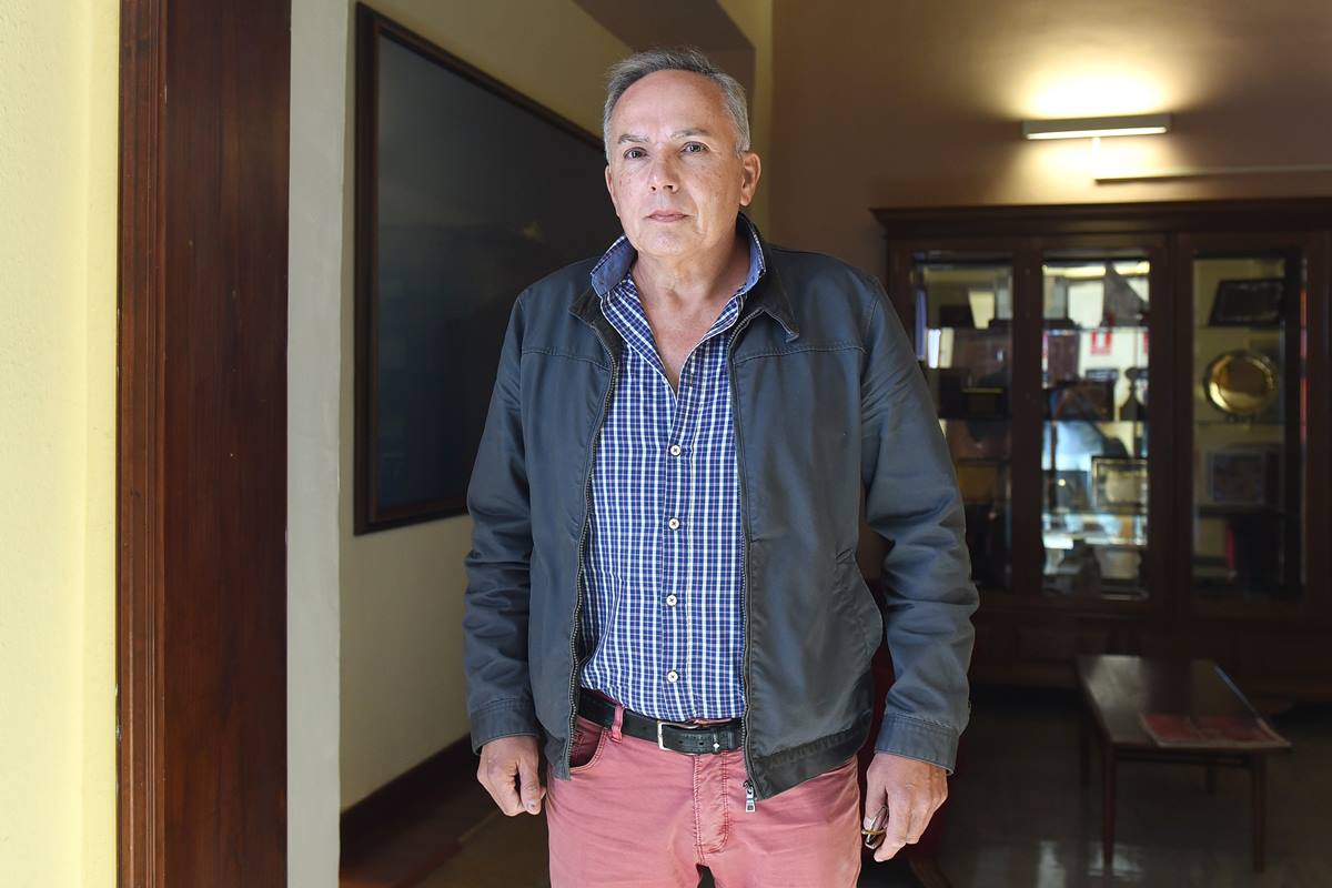 El empresario José Padilla, tras declarar ante la comisión municipal del caso Grúas en marzo de 2017. Sergio Méndez