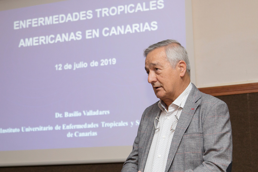 El exdirector del Instituto Universitario de Enfermedades Tropicales y Salud Pública de Canarias, Basilio Valladares. E. G.