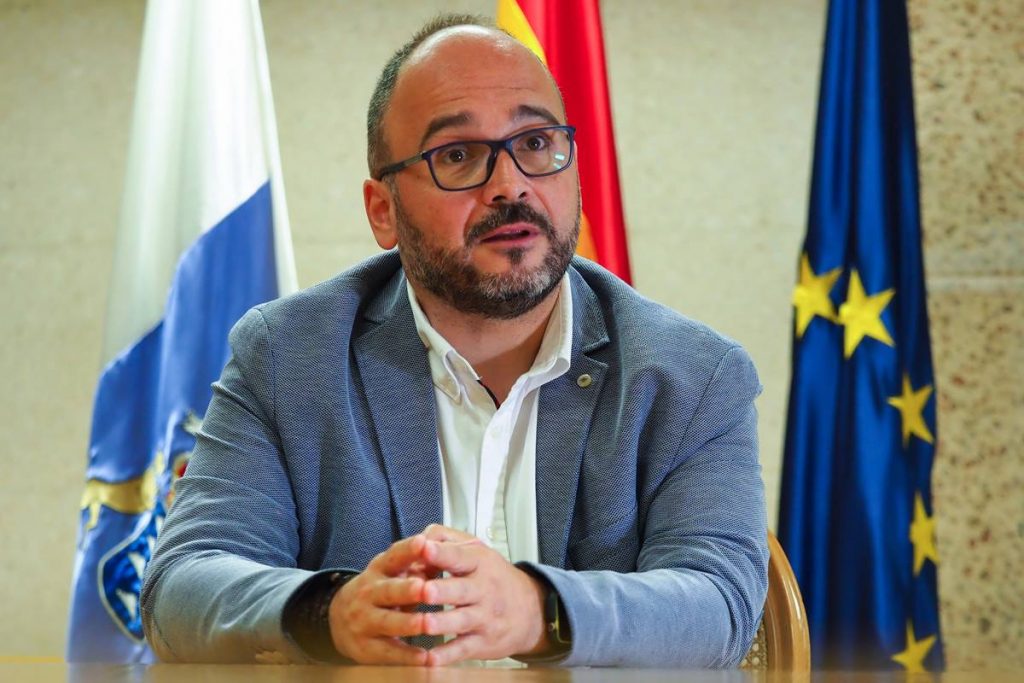 El consejero de Transición Ecológica del Gobierno de Canarias, José Antonio Valbuena. Sergio Méndez