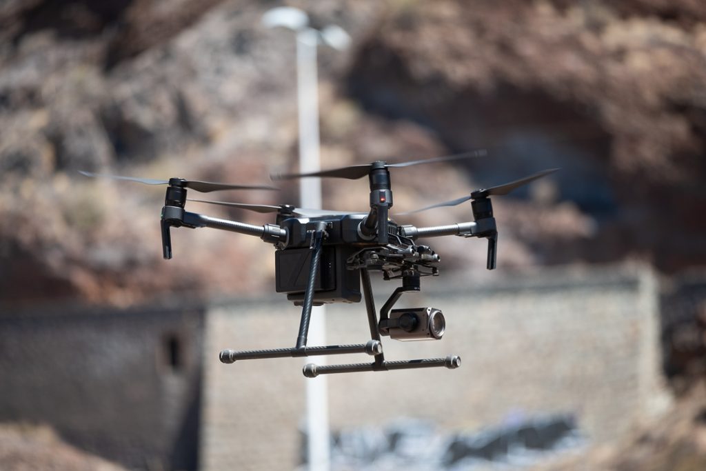 El alcance de grabación de los drones es de dos kilómetros y los operarios del dispositivo estarán situados en un radio de 500 metros. Fran Pallero