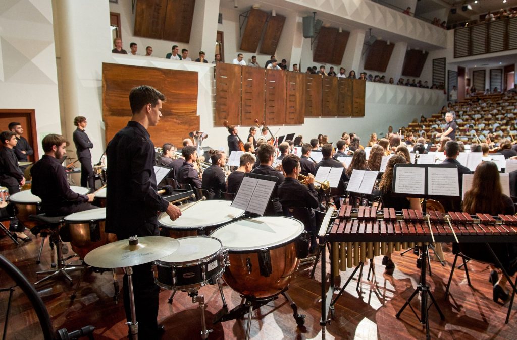 Concierto de la Joven Orquesta Fimucité, "Colosos de la gran pantalla", celebrado en 2018. | Aarón S. Ramos/ Fimucité