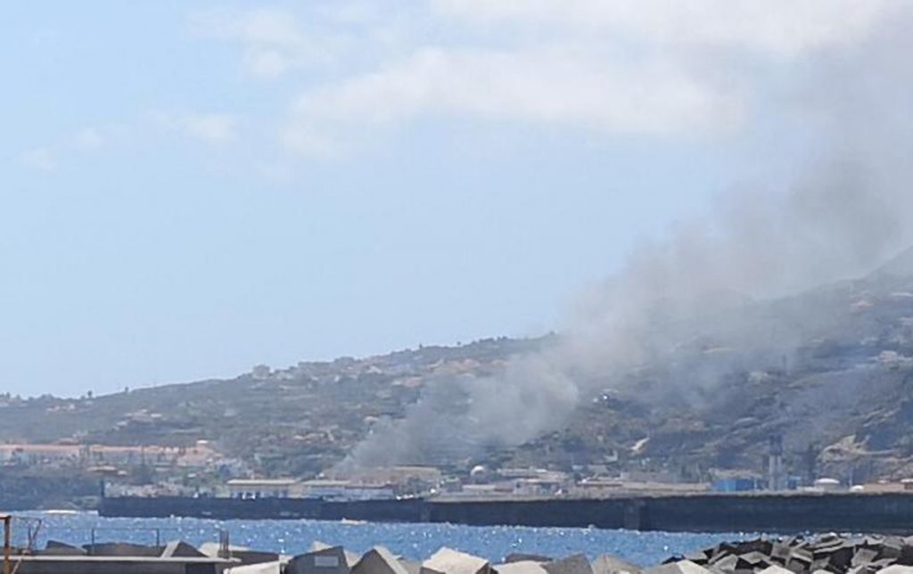 Sofocan un incendio en la isla de La Palma