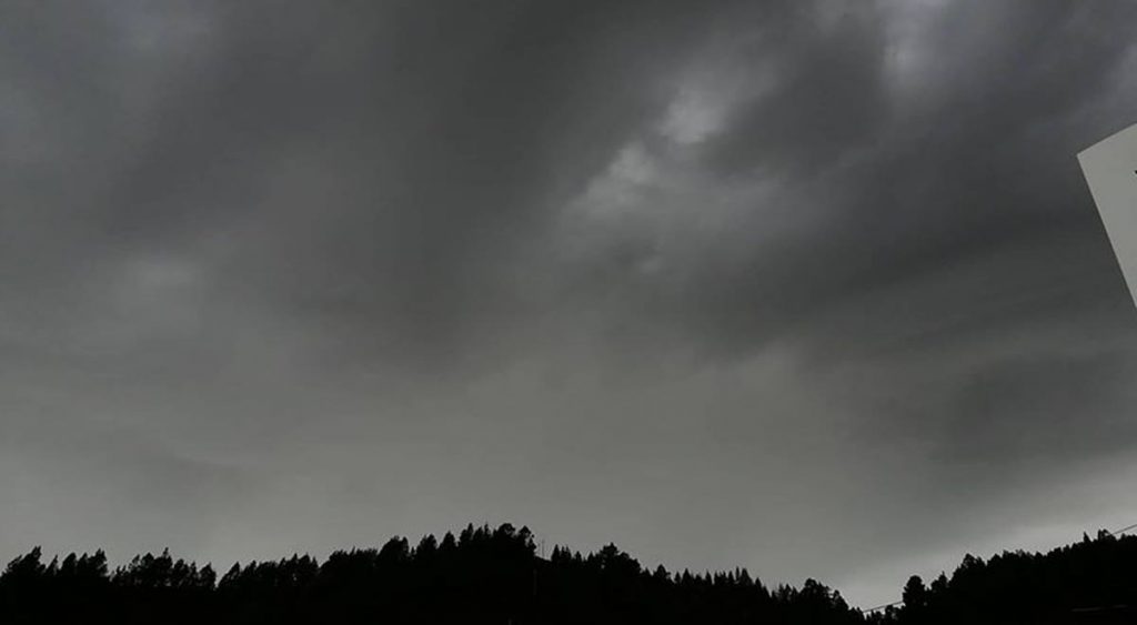 Tormenta de hoy en Tenerife. DA
