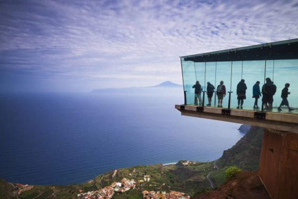 el mirador colgante de Abrante. DA