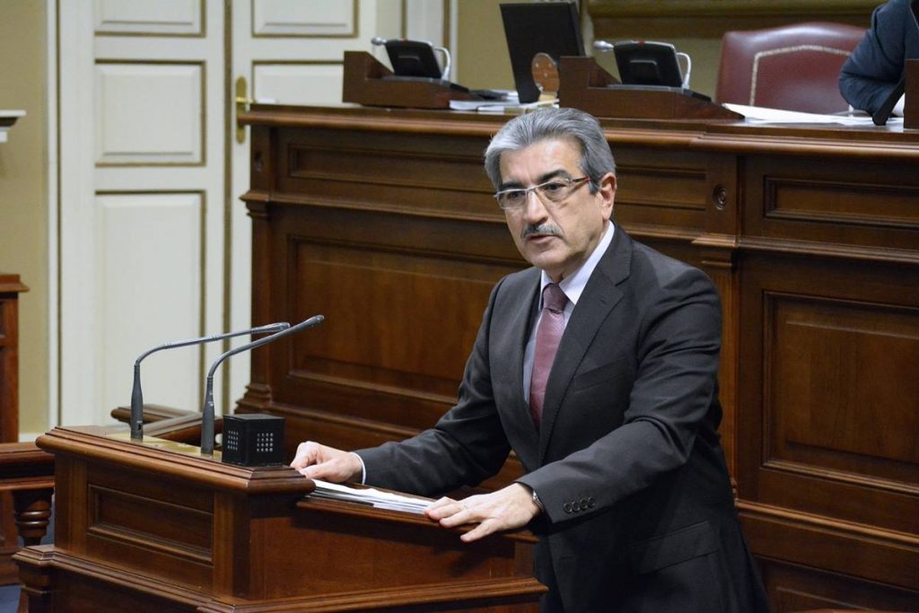 Román Rodríguez, vicepresidente del Gobierno de Canarias, consejero de Hacienda Presupuestos y Asuntos Europeos. DA