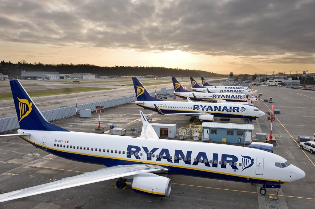 Aviones de Ryanair. DA
