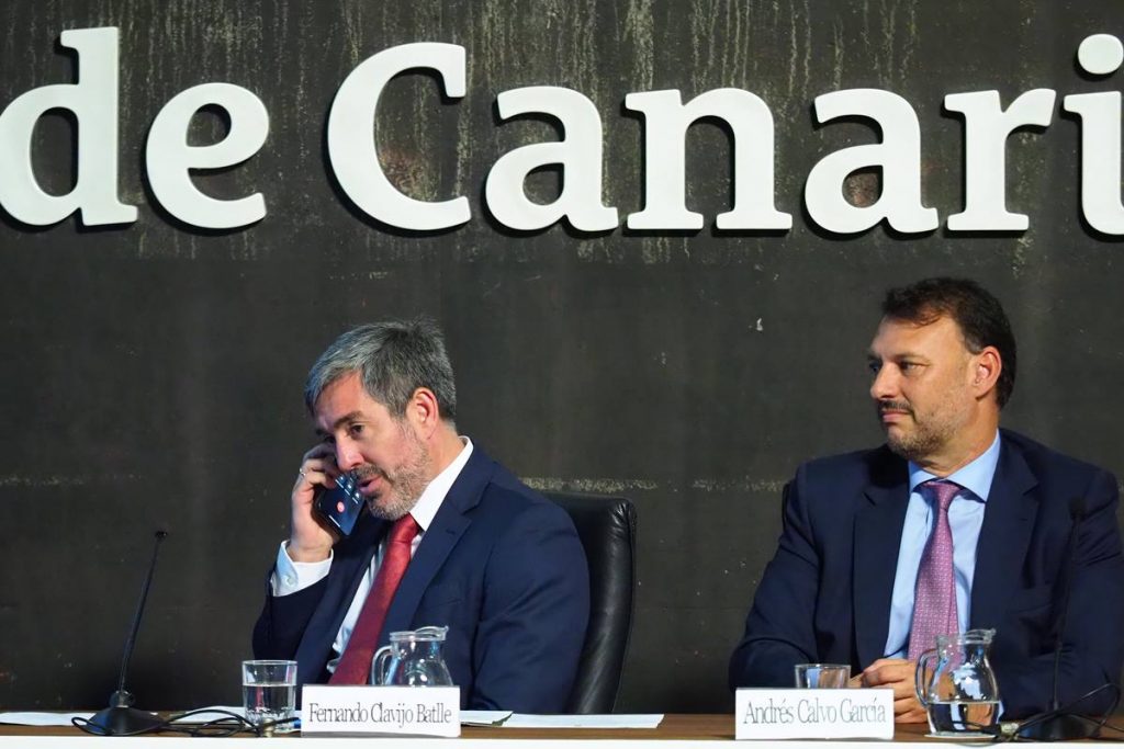 Fernando Clavijo fue nombrado senador por su partido, CC. Sergio Méndez