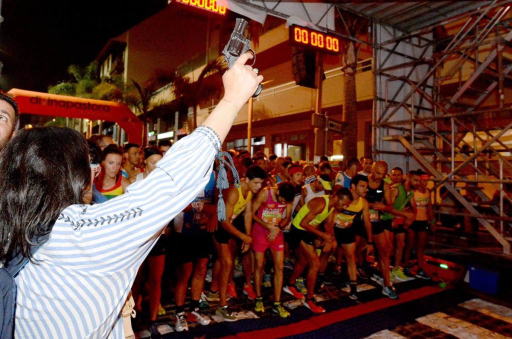 Una imagen de la salida de la carrera de 2018. DA
