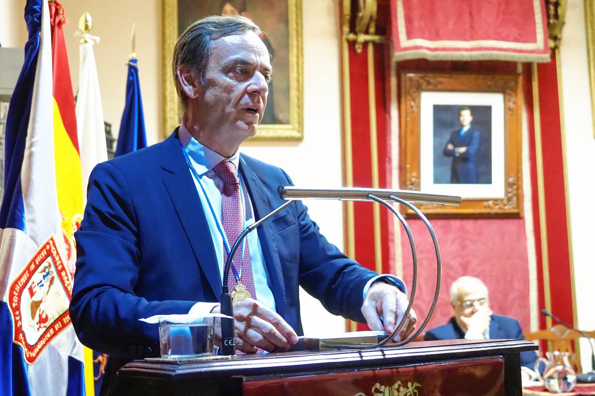 El presidente de la Audiencia Nacional, José Ramón Navarro, ayer. S. M.