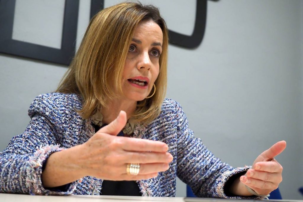 La candidata del PP al Congreso por la provincia tinerfeña, Ana Zurita. Sergio Méndez
