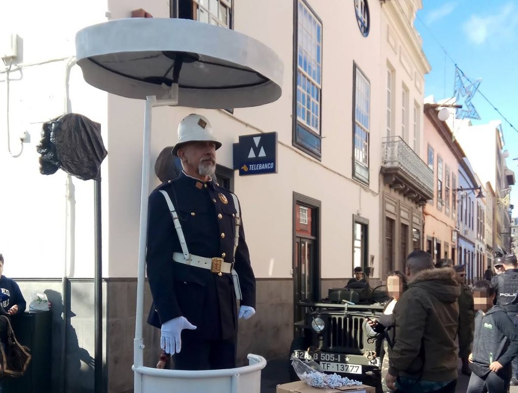 El pedestal que antes utilizaba la Policía Local para regular el tráfico. / DA