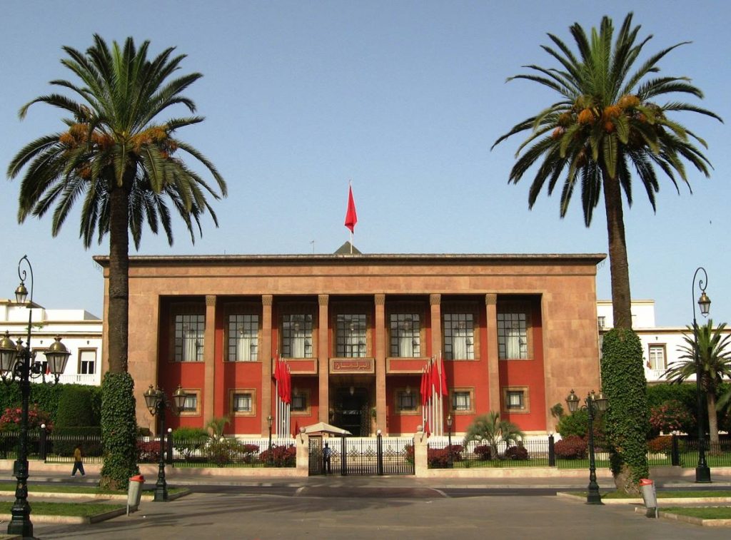 Fachada de la Cámara de representantes de Marruecos. DA