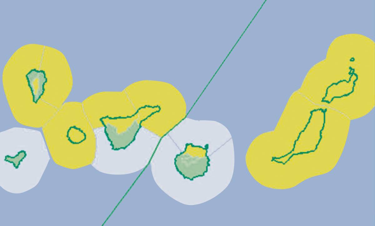 Canarias espera fuertes vientos, lluvias y fenómenos costeros. AEMET