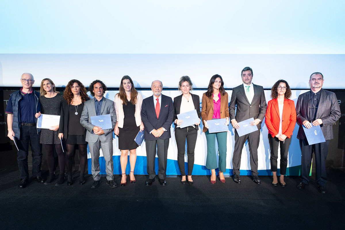 Imagen de los galardonados en los premios de Investigación Biomédica de la Fundación DISA