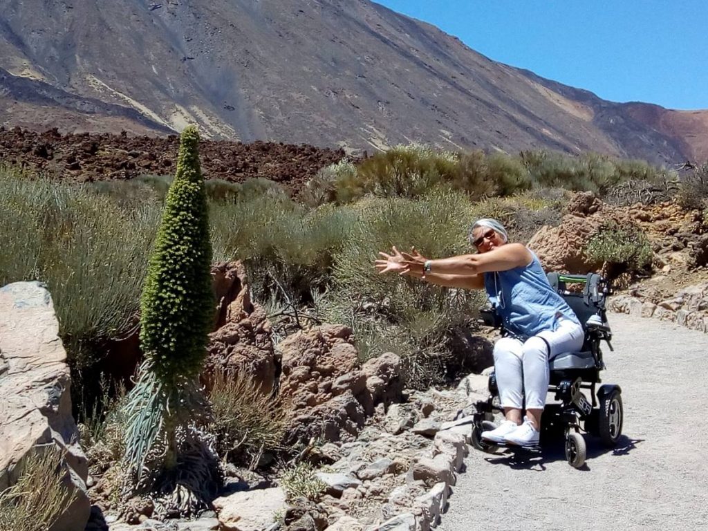 Fermina Gutiérrez, amante de la naturaleza y el senderismo, quiere seguir viviendo la vida intensamente hasta el final. DA