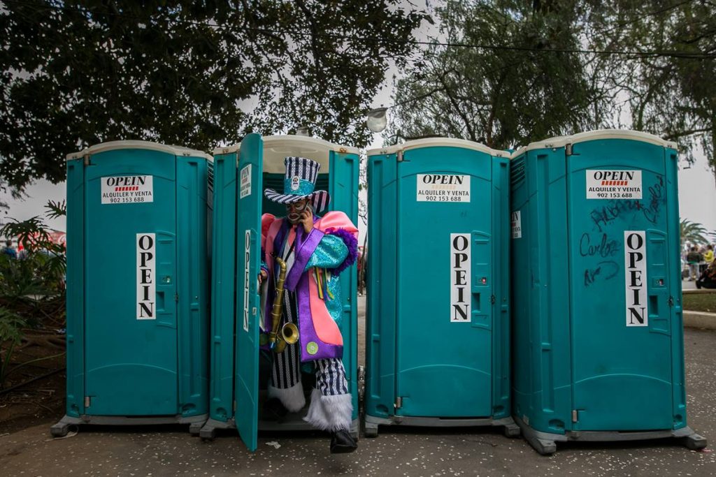 Se han solicitado 281 baños portátiles para todo el Carnaval. DA