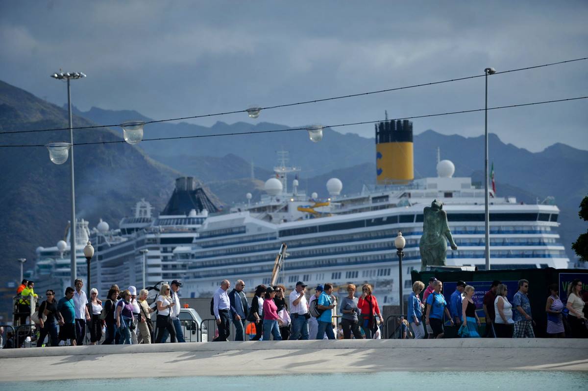 El número de turistas que visitó Santa Cruz en 2019 superó los dos millones. Fran Pallero