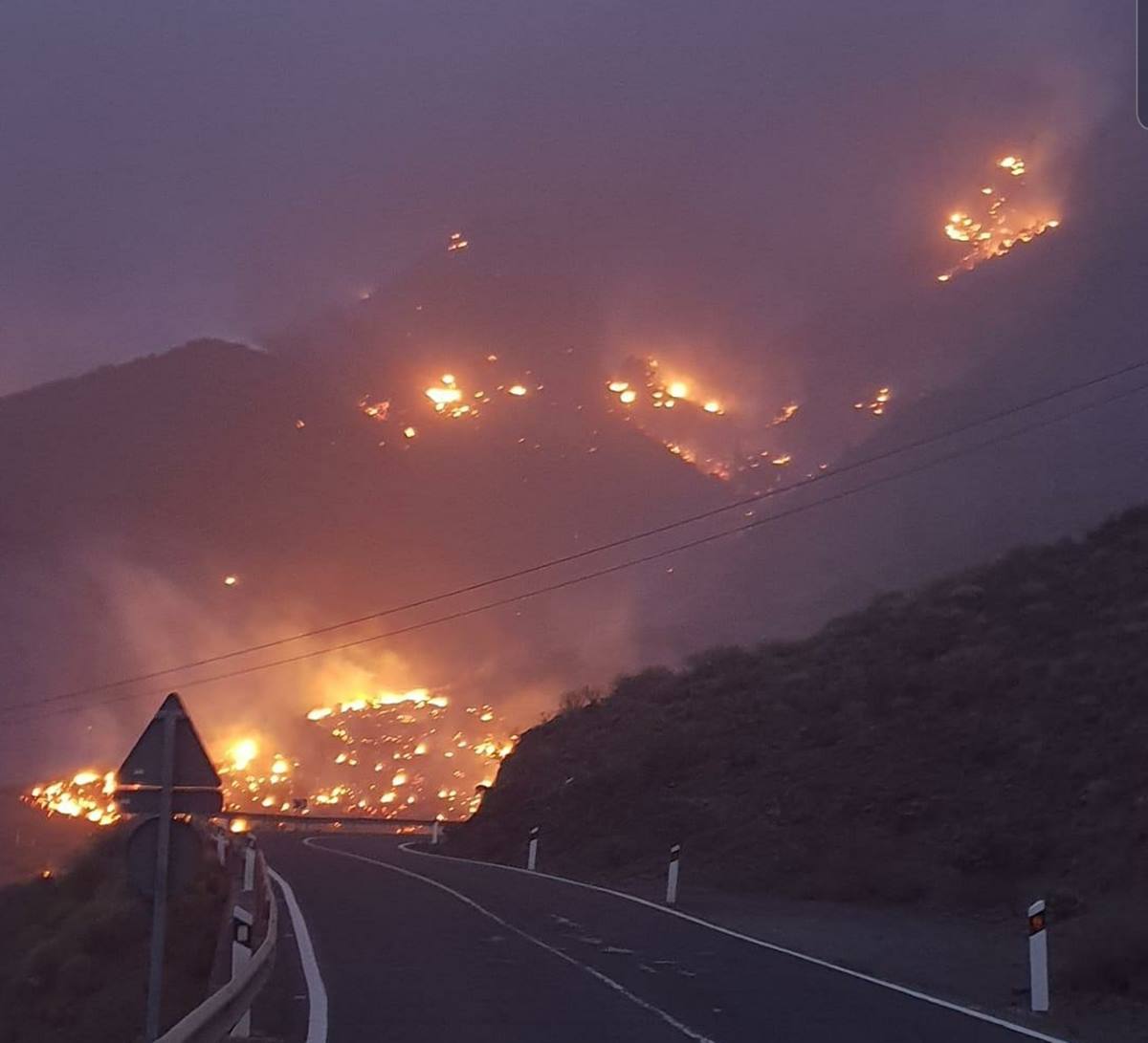 Incendio forestal en Gran Canaria. C7