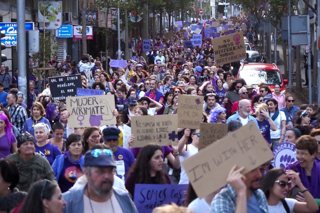 La marcha de Santa Cruz por el Día Internacional de la Mujer. Sergio Méndez