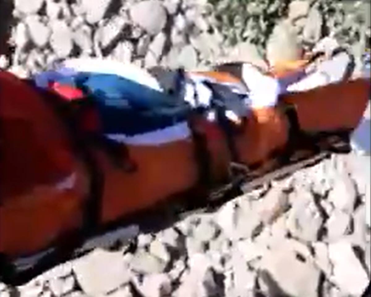 Rescatan a un escalador herido tras sufrir una caída en Granadilla. CECOES 112 