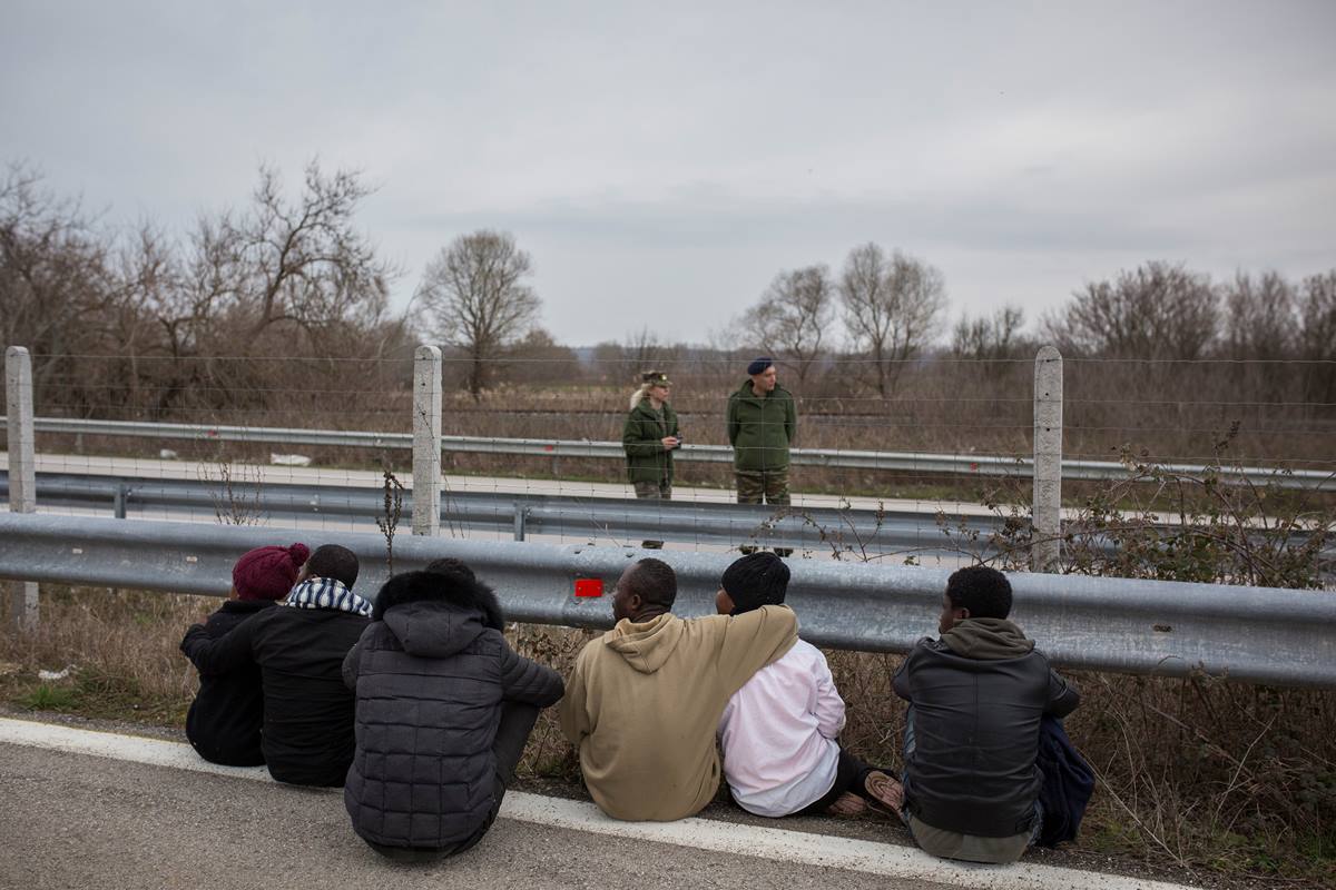 Migrantes en la frontera de Turquía. EP
