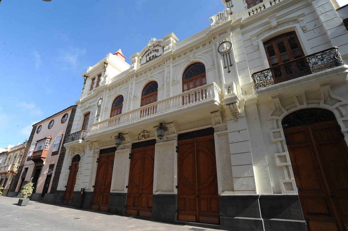Fachada del Teatro Leal de La Laguna. DA