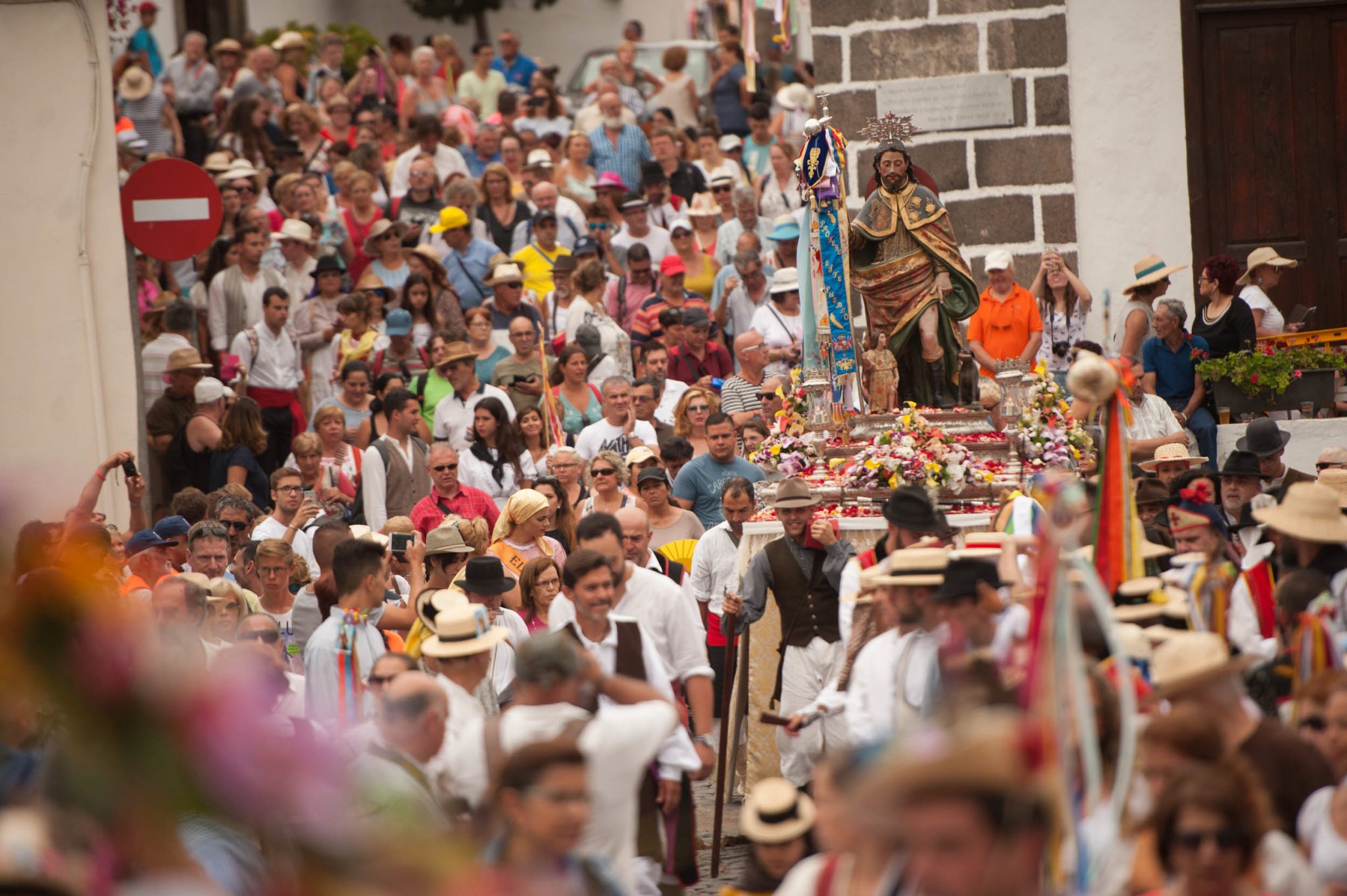 La Romería de San Roque, que se celebra es agosto, es una de las más multitudinarias de la Isla. Fran Pallero