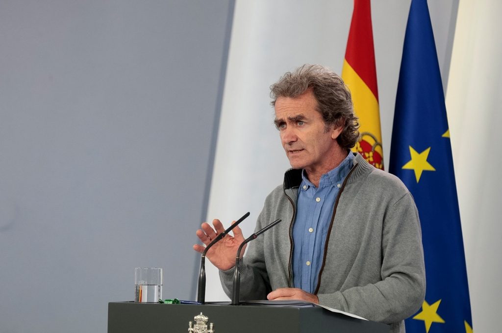 El director del Centro de Coordinación de Alertas y Emergencias Sanitarias, Fernando Simón