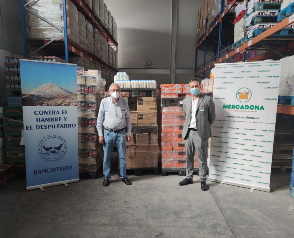 Mercadona renueva su compromiso con los bancos de alimentos de Canarias
