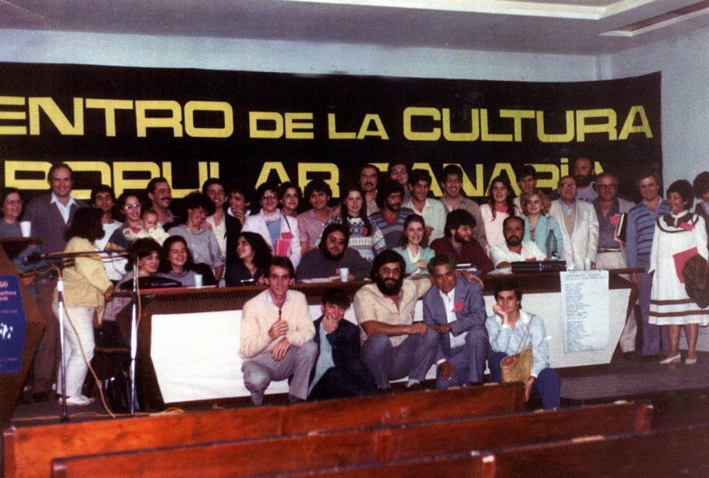Miembros del ccpc en un congreso de la entidad celebrado en 1985 en el colegio mayor san fernando. CCPC