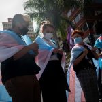 Concentración en Santa Cruz en apoyo de la tramitación de una Ley de derechos Trans