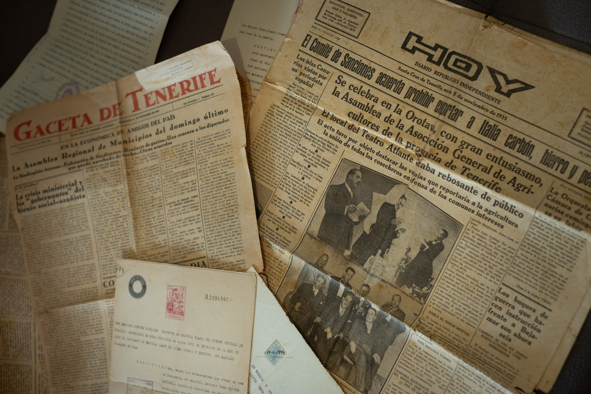 Periódicos de la época donde se anunciaban la asambleas de la Unión General Agrícola. | Fran Pallero