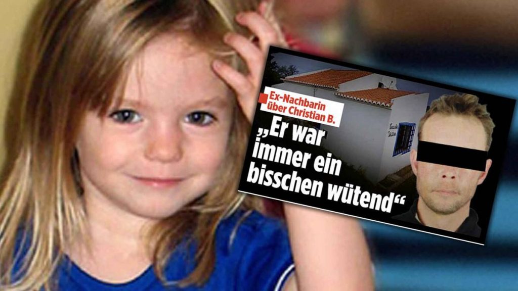 Una imagen de la niña desaparecida y del principal sospechoso del caso, Christian Brueckner. EE