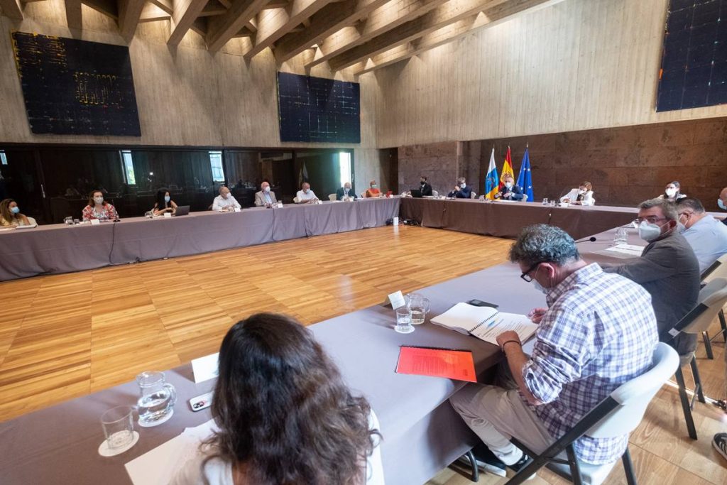 Segunda mesa de seguimiento del Plan de Reactivación Social y Económico de Canarias. Fran Pallero