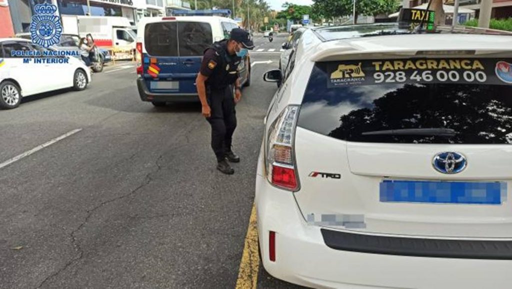 Detenidos por robar a un taxista, darle una paliza y abusar de la pasajera. Policía Nacional