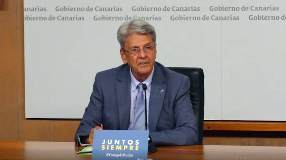El portavoz del Gobierno de Canarias, Julio Pérez. DA